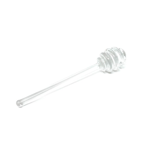Honbay 1PCS Glass Honey Jam Syrup Dipper Stick Honey Spoon