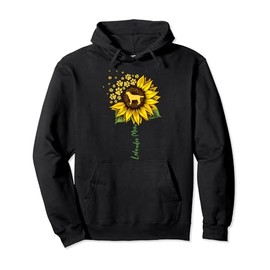Labrador Mom Sunflower Labrador Retriever Gifts Dog Mom Mama Pullover Hoodie