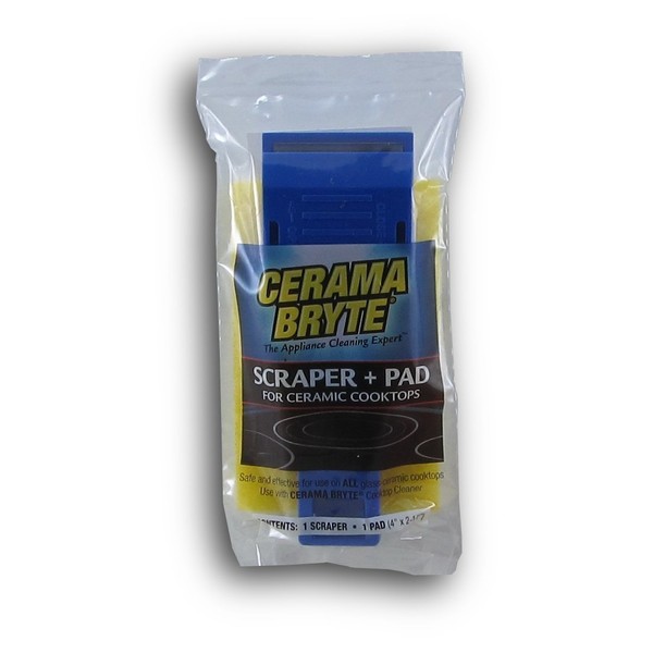 Cerama Bryte Scraper & Pad Combo (2 Pack)