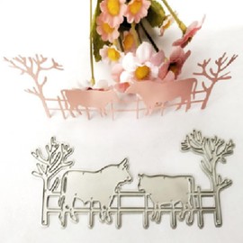 Animal Cutting Dies Plantilla De Acero Carbono Relato Decorativo Die Ruts Para Tarjetas Cumpleaños Que Hacen Álbumes Álbumes Recortes