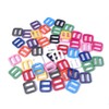 CooBigo 25pcs Mixed Color Plastic Slider Tri Glide Adjust Buckles