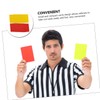 Kisangel 3sets Referee Cards for Soccer Small Standard Size Set