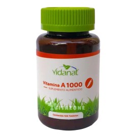 Suplemento Cápsulas Vidanat Vitamina Minerales Vitaminas Frasco 100g