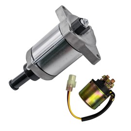 Cylinman 31200-HP5-601 Starter Motor for Honda Rancher 420, Foreman 500, Pioneer 500 with Relay Solenoid