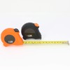 com-four® 2 x Tape Measure with Belt Clip for Household