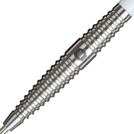 Unicorn Darts Set Contender | Benjamin 'The Flying Star' Drue Reus | 80% Natural Tungsten Barrels with Intricately Machined Grip Rings | Durable Ultrafly Flights | Steel Tip Volute Points | 24 g