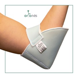 ORTONES Heel pads, universal heel protectors, 1 pair anti-decubitus, foot or elbow protection for bed or wheelchair, right and left