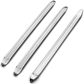 Tire Lever, Tire Replacement Tool, Tire Repair Tool, Lever Bar Set, Rim Lifter, Tire Changer, Bike Repair, Tire Wheel Tool Set, Chrome Plated, For Motorcycles and Cars, Replacement, Removal, 11.8