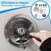 Avenuebool Acrylic Single Handle Trim Set, Complete Faucet Repair Kit