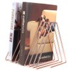 Innovative Desktop Flexible Folding Metal Bookend Book Stand Holder Organizer