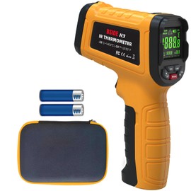 BSIDE Infrared Thermometer Pyrometer 50:1 Industrial Temperature Gun -58℉~2552℉(-50℃~1400℃) IR Laser Thermometer, High Temp Non-Contact Digital Thermometer for Furnace Smelt Forge