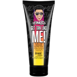 Devoted Creations DJ Pauly D Get Tan Like Me! Dark Tanning Lotion – Double Dark ‘Tan Goals’ Bronzing Blend – Remixed with Positively Energizing Antioxidants VIP Color Club Tattoo and Tan Fade Protectors – 6.78 oz.