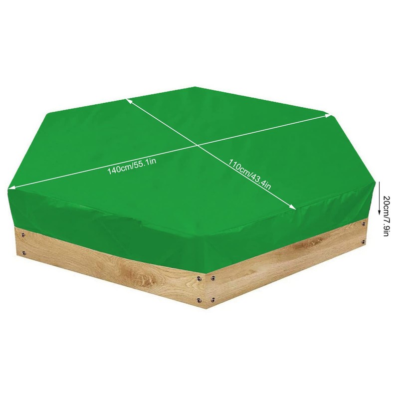 Sand Pit Cover Kids al Protector Garden Bath Multicolor Waterproof