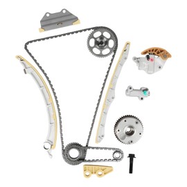 14510-R40-A01 Timing Chain Kit with Camshaft Adjuster Fit for Honda CR-V CRV Accord Crosstour, 2008-2015, 2.4L 2354CC L4 DOHC, Automotive CRV Timing Chain Set VVT Sprocket, Replaces# 14310R5A305