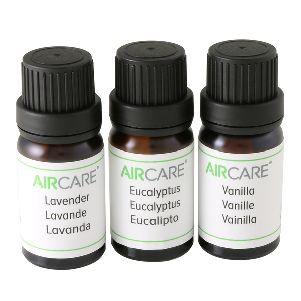 AIRCARE EOVEL103PK Eucalyptus/Vanilla/Lavender Essential Oil for Use in The Aircare Aurora Ultrasonic Humidifier or for Other Aromatherapy Usage