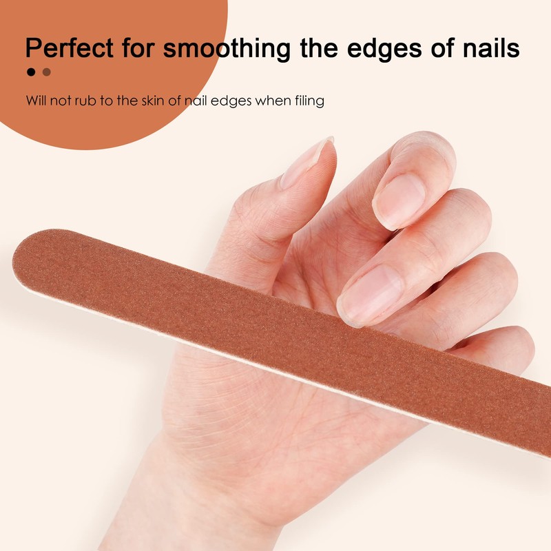 Canvalite Nail File Large Emery Boards for Nails, 180 Grit