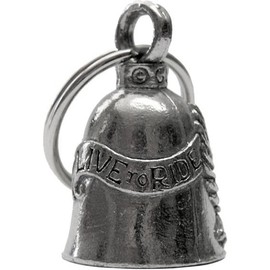 Live to Ride Ride to Live Road Gremlin Guardian Biker Bell With Hanger