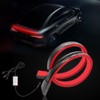 TOTMOX Carbon Fiber LED Car Brake Light Strip, Roof Trunk