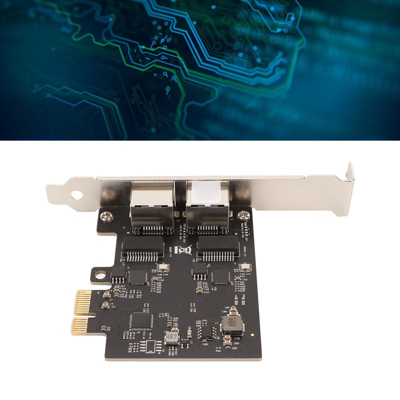 PCIe 2.5G Network Card Dual Port RTL8125B 2500M 1000M Computer