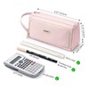 KALIDI Pencil Case 2 Compartments Extra Large Pencil Case School