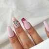 Lovely Leopard Handmade Nail Tips - Long Point / 러블리