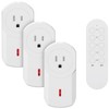 SURNICE Remote Control Outlet Plug with 15A/1800W, 130 Ft RF