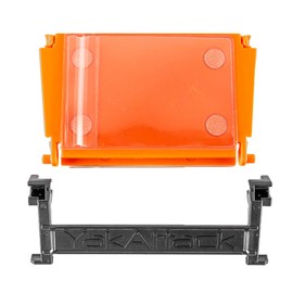 YakAttack Fishing LeaderBoard Side Mount Identification Holder, Orange (MCD-1002-OR) | Kayak Fishing Accessories
