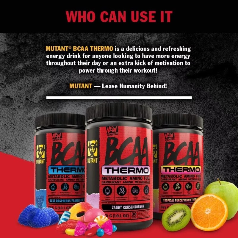 Mutant BCAA Thermo, Tropical Punch (30 serve)