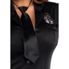 LEG AVENUE 83344 - Böser Cop Kostüm, Größe XL, schwarz