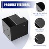 2''x4'' DIY Workbench Kit,8 Pcs Steel 3-Way Right Angle Corner