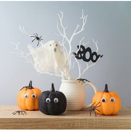 FINGOOO 1 Inch Googly Wiggle Eyes with Self Adhesive, 100-PACK for DIY Art Crafts