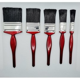 Kanta 5pc Professional Paint Brushes with No Loss of Bristle Paintbrush Heads 5 Piece Pack Set, Studio Craft & Technique for Architects Paint brush set