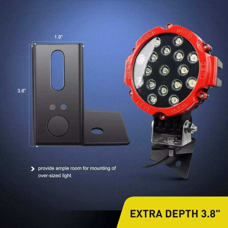 Mounting Brackets Nilight Bases Para Faros Dually Jeep 2007-2017 Jk