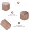 Brown Walnut Wood Essential Oil Diffuser,Wooden Aromatherapy Round Office Home