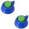 Mipcase 2pcs Spa Floating Chemical Dispenser with Temperature Gauge Durable