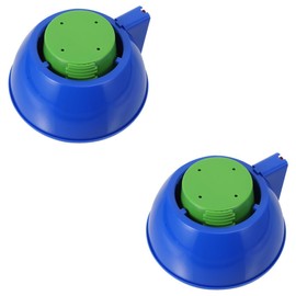 Mipcase 2pcs Spa Floating Chemical Dispenser with Temperature Gauge Durable Pool Tablet Holder for Above Ground and Ground Pools Convenient Floating Applicator for Easy Chemical Release