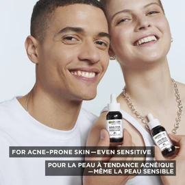 Garnier Charcoal Pore-Purifying Serum with 4% AHA + Salicylic Acid + Niacinamide, Anti-Blemish, SkinActive, Suitable for Sensitive Skin - 30ml