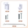 SACXFMC 12 Inch Heavy Duty Wire Shelf Brackets, 3 Pack