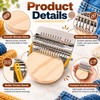 14 / 28-Hook Mini Darning Loom Kit for Clothing Repair