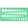 Drafting Oval Template Ruler 003-002