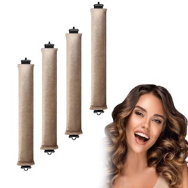 Wzenclave Horquillas, 4 rizados sin calentar, olas sin calentar, rizados sin dañar el cabello fácil de usar la herramienta de peinado bricolaje