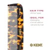 Kent 5.7" Handmade Wide Tooth Detangling Comb - Yellow Tokyo
