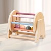Wooden Rattle Rolling Drum Logic Thinking Hand Eye Coordination Safe
