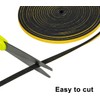 TORRAMI Foam Weather Stripping 1/4" W X 1/4" T, Foam