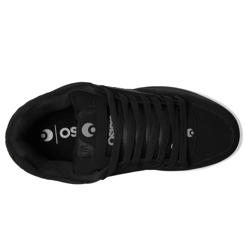 Osiris Men's Peril Skate Shoe, Black/Black/Grey, 9