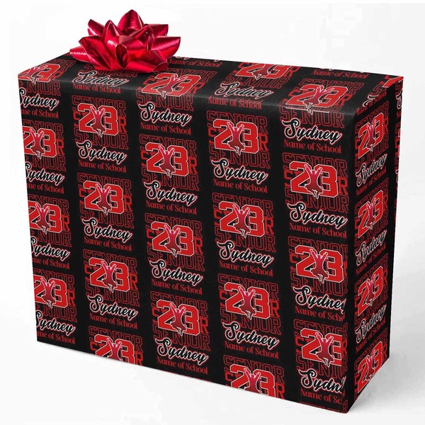 Custom 2023 Graduation Gifts Wrapping Paper for Him Her, Personalized