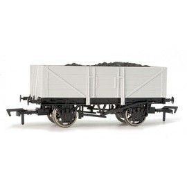 Dapol Model Railway 5 Plank Wagon (Unpainted) - OO Gauge 1:76 Scale