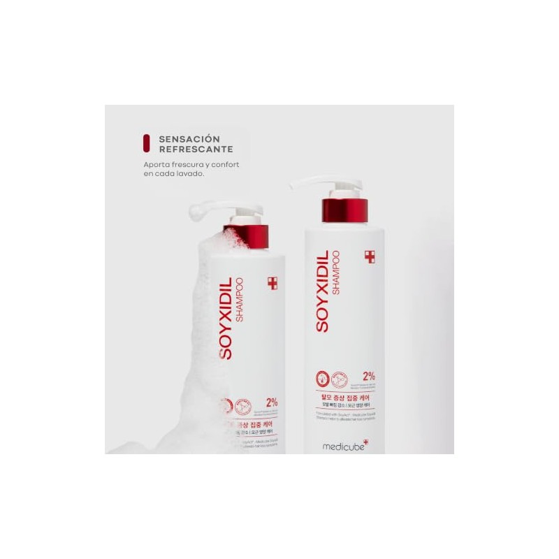 MEDICUBE Soyxidil Shampoo, Shampoo Coreano para Cuero Cabelludo y Cabello