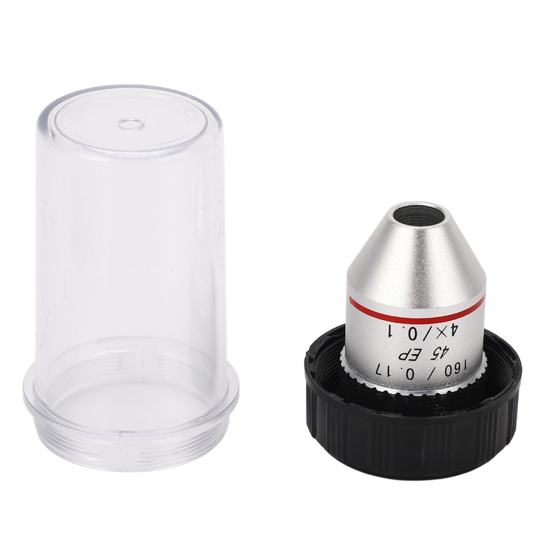 4X Objective Lens 195EP Achromatic Objective Lens Replacement for Biological