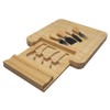 SW Design Concepts Bamboo Charcuterie Cheese Board and Knife Set